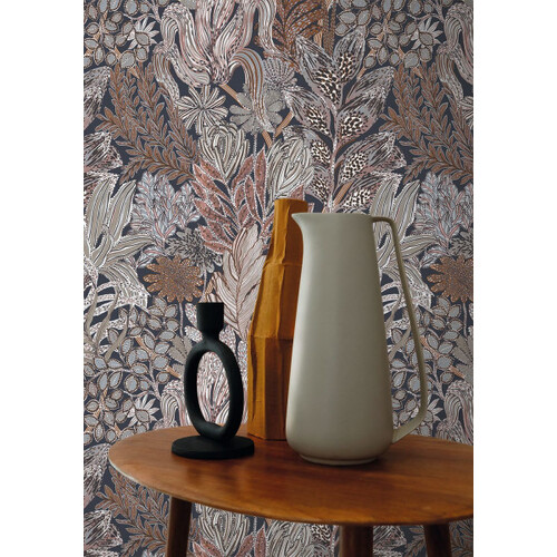 Borromee | Painted Foliage Wallpaper