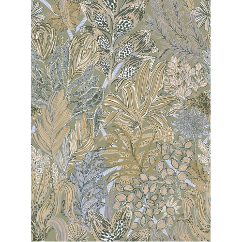 Borromee | Painted Foliage Wallpaper