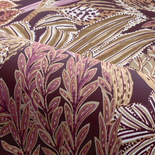 Borromee | Painted Foliage Wallpaper