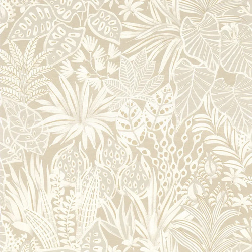 Madhuca | Painted Foliage Wallpaper