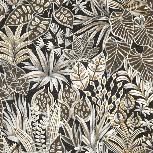 Madhuca | Painted Foliage Wallpaper