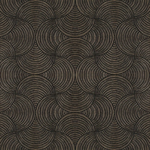 Meteore | Palmette Ogee Wallpaper