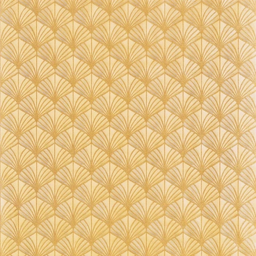 Orion | Art Deco Leaf Wallpaper