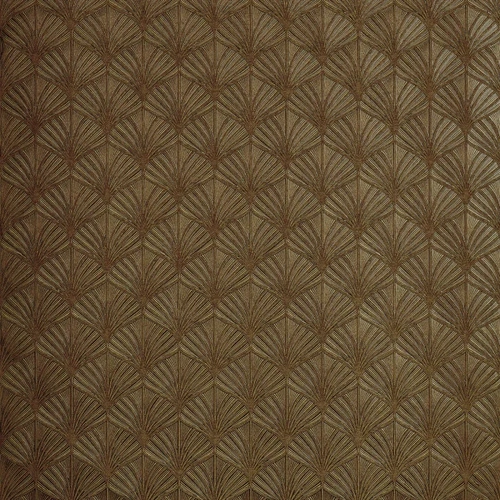 Nereides | Art Deco Leaf Wallpaper