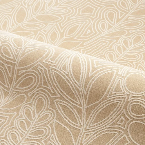 Astragale | Embroidered Leaves Wallpaper