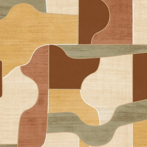 Modernismo | Geo Marquetry Wallpaper