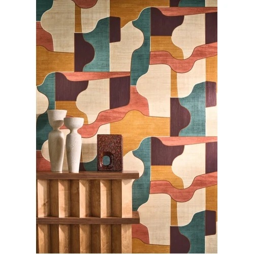 Modernismo | Geo Marquetry Wallpaper