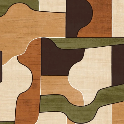 Modernismo | Geo Marquetry Wallpaper