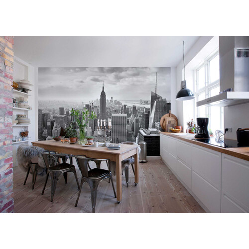 NYC Black and White | New York Skyline Mural