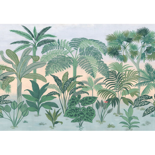 Jungara | Illustrated Foliage Mural