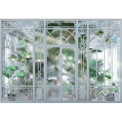 Orangerie | Greenhouse Window Mural