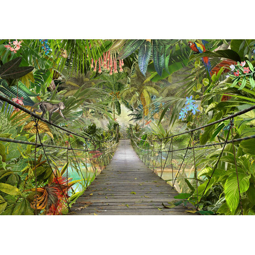 Mural | Wild Bridge - Tropical Jungle