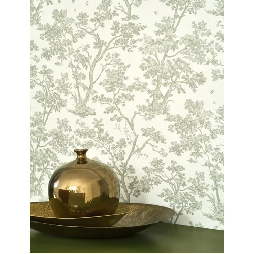 Arbre | Forest Toile Wallpaper