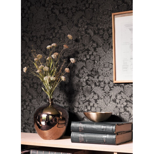 Adorn | Leafy Damask Wallpaper