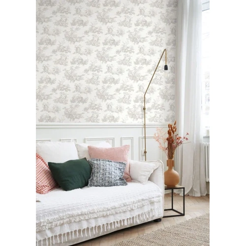 Scene d'Ete | Pastoral Toile Wallpaper