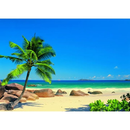 Mural | Seychellen  - Tropical Beach