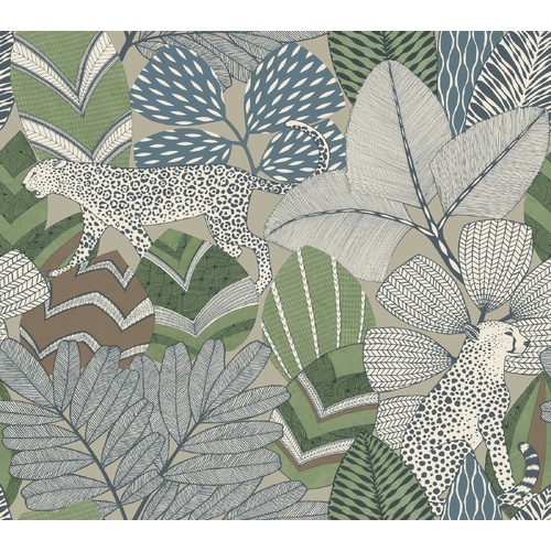 Namiri | Wildcat Foliage Wallpaper