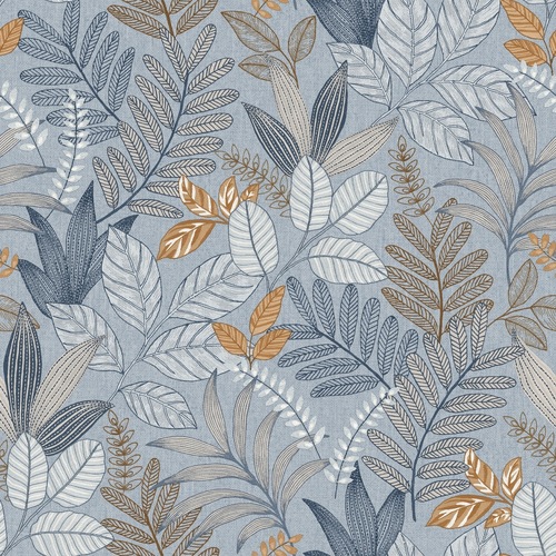 Embroidery | Detailed Leaves Wallpaper