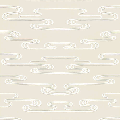 Cloudwater | Swirling Stripe Wallpaper