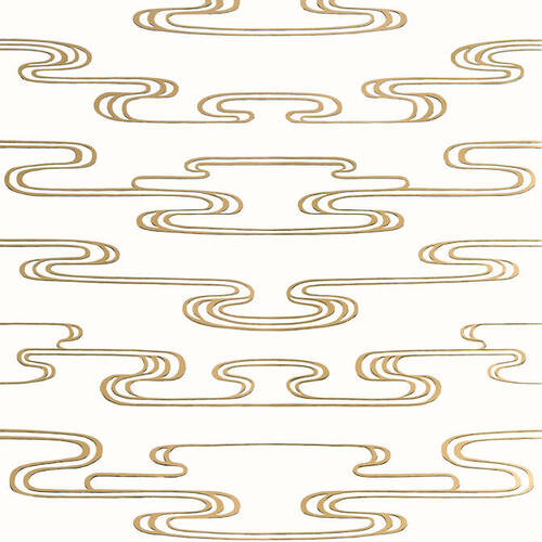 Cloudwater | Swirling Stripe Wallpaper