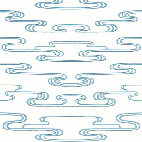 Cloudwater | Swirling Stripe Wallpaper