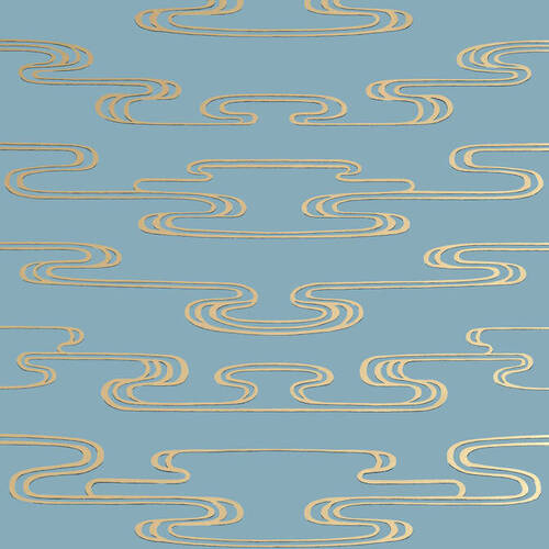 Cloudwater | Swirling Stripe Wallpaper