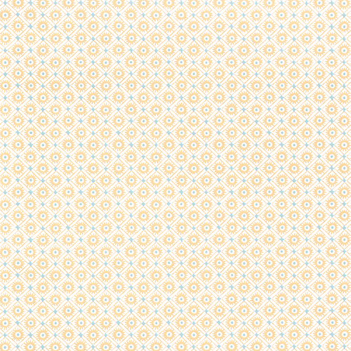 Mini Sun | Sunburst Geo Tile Wallpaper