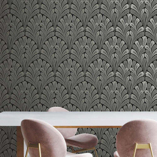 Shell Damask Wallpaper