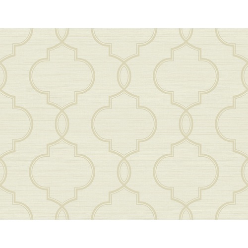 Moroccan Sisal Ogee | Trellis Style Wallpaper