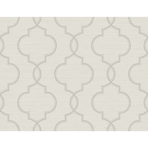 Moroccan Sisal Ogee | Trellis Style Wallpaper