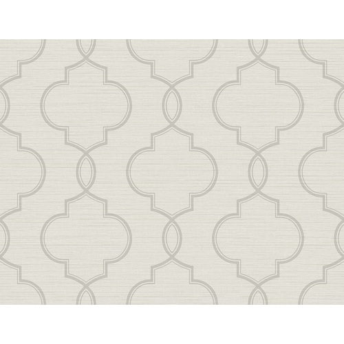 Moroccan Sisal Ogee | Trellis Style Wallpaper