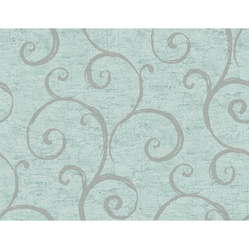 Sedona Scroll | Concrete Swirl Wallpaper