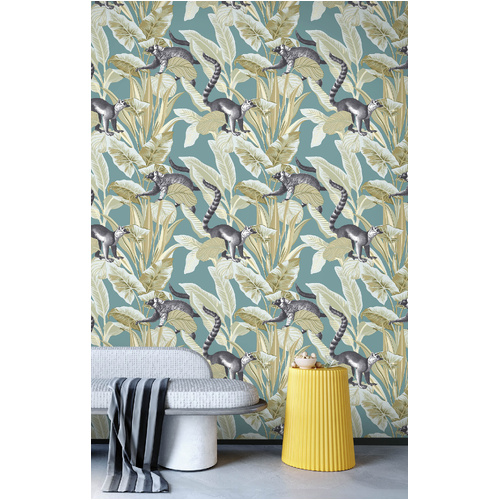 Lemuri | Jungle Motifs Wallpaper