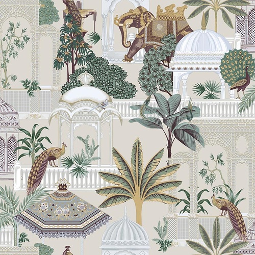 Sanctuary | Jungle Palace Wallpaper