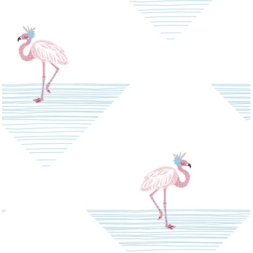 Flamingo Triangle Wallpaper