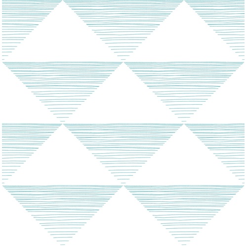 Triangles | Lined Geometric Wallpaper