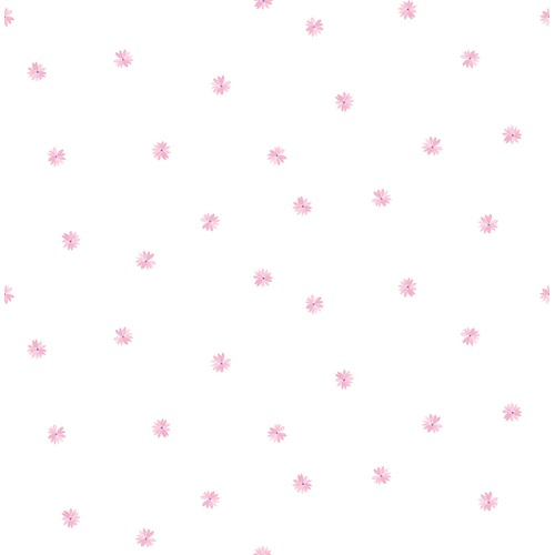 Tossed Flowers Wallpaper