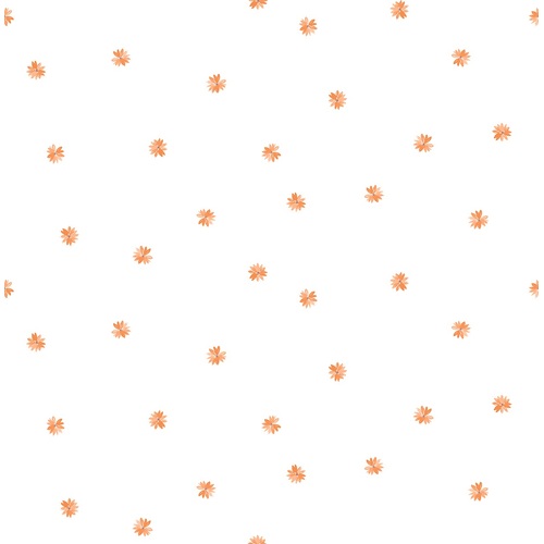 Tossed Flowers Wallpaper