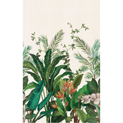 Bird of Paradise | Grasscloth Mural