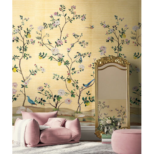 Blossom | Grasscloth Mural