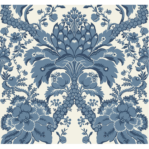 French Artichoke Damask Wallpaper