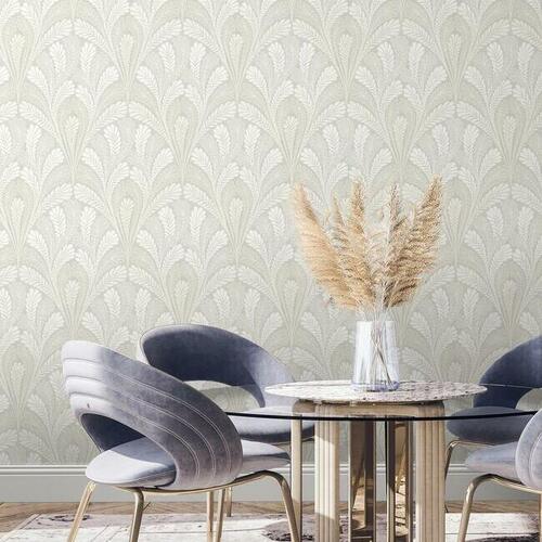 Shell Damask Wallpaper