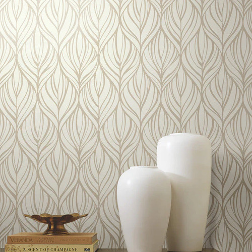 Palma | Leaf Ogee Wallpaper