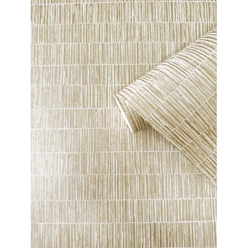 Bamboo | Stacked Stripes Wallpaper