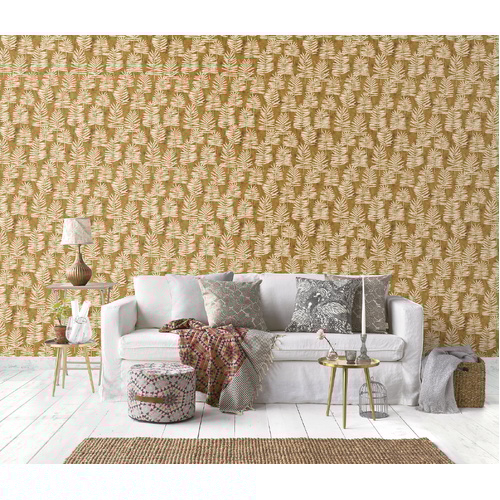 Fern | Stamped Foliage Wallpaper