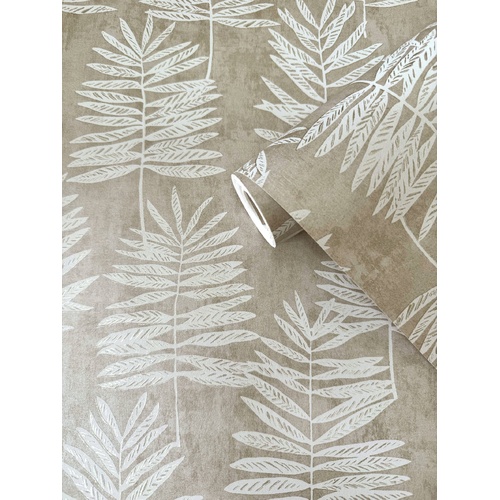 Fern | Stamped Foliage Wallpaper