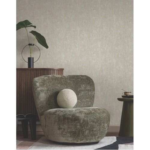 Gilded Plume | Feather Texture Wallpaper