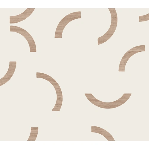 Lunula | Modern Geo Crescent Wallpaper
