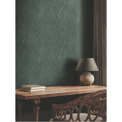 Thatched Chevron | Herringbone Wallpaper