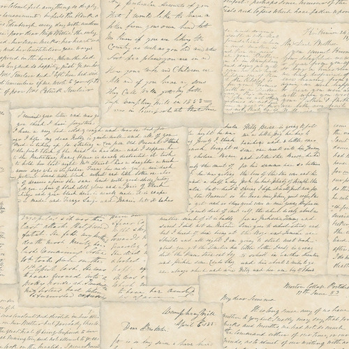 Family Letters | Vintage Script Wallpaper